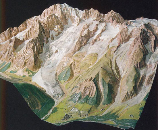 Mont Blanc, 1:10,000